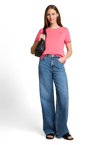 TOM TAILOR DENIM Póló - rózsaszín