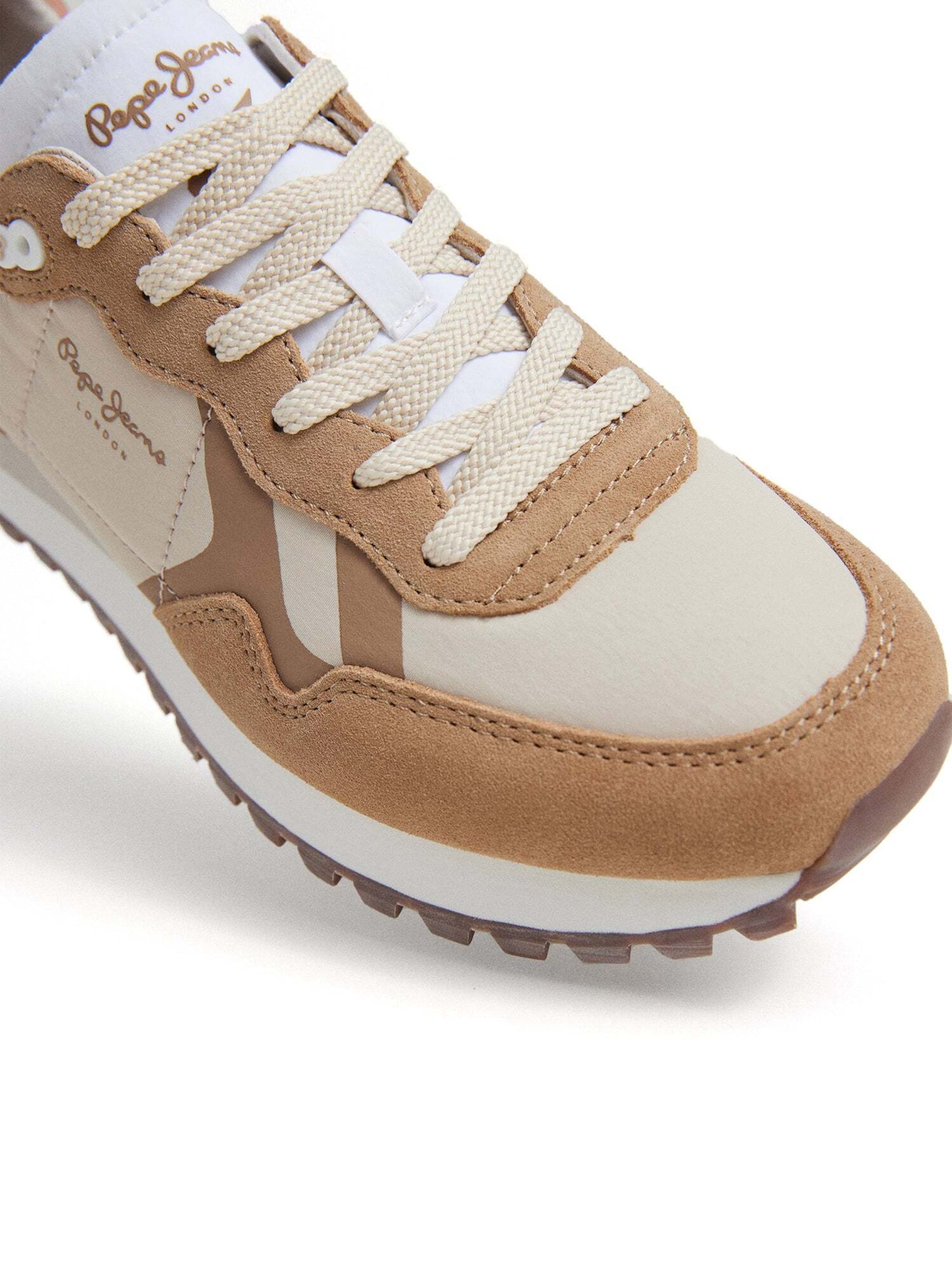 Baskets basses ' BRIT-ON' Pepe Jeans en beige