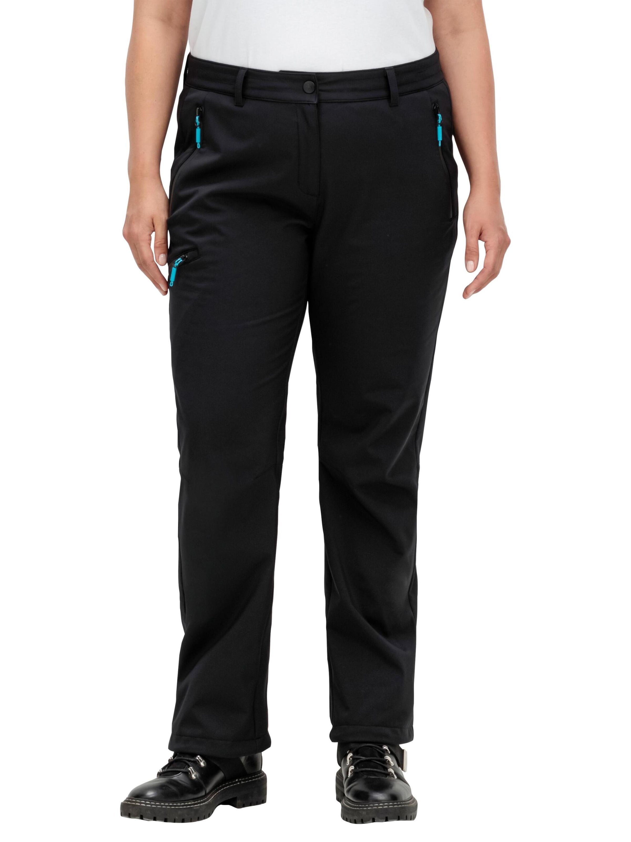 SHEEGO Regular Functionele broek in Zwart: voorkant