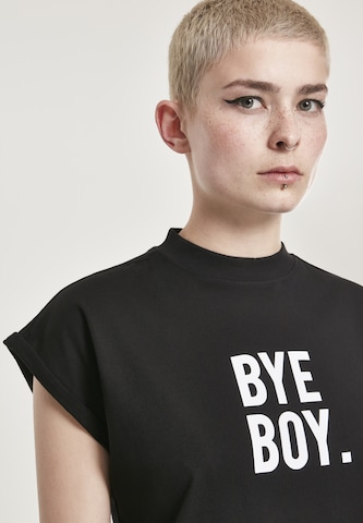 Merchcode Jurk 'Bye Boy' in Zwart