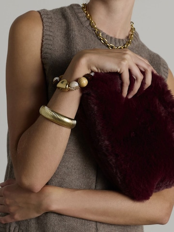 Pochette MANFIELD en rouge