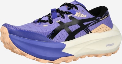 Bėgimo batai 'TRABUCO MAX 5' iš ASICS, spalva – tamsiai violetinė / abrikosų spalva / juoda, Prekių apžvalga