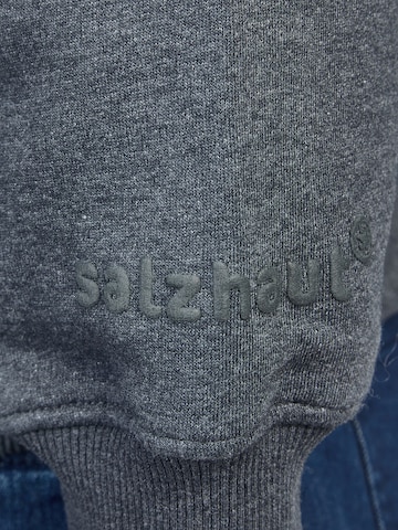 salzhaut Sweatshirt 'Floot' in Grau