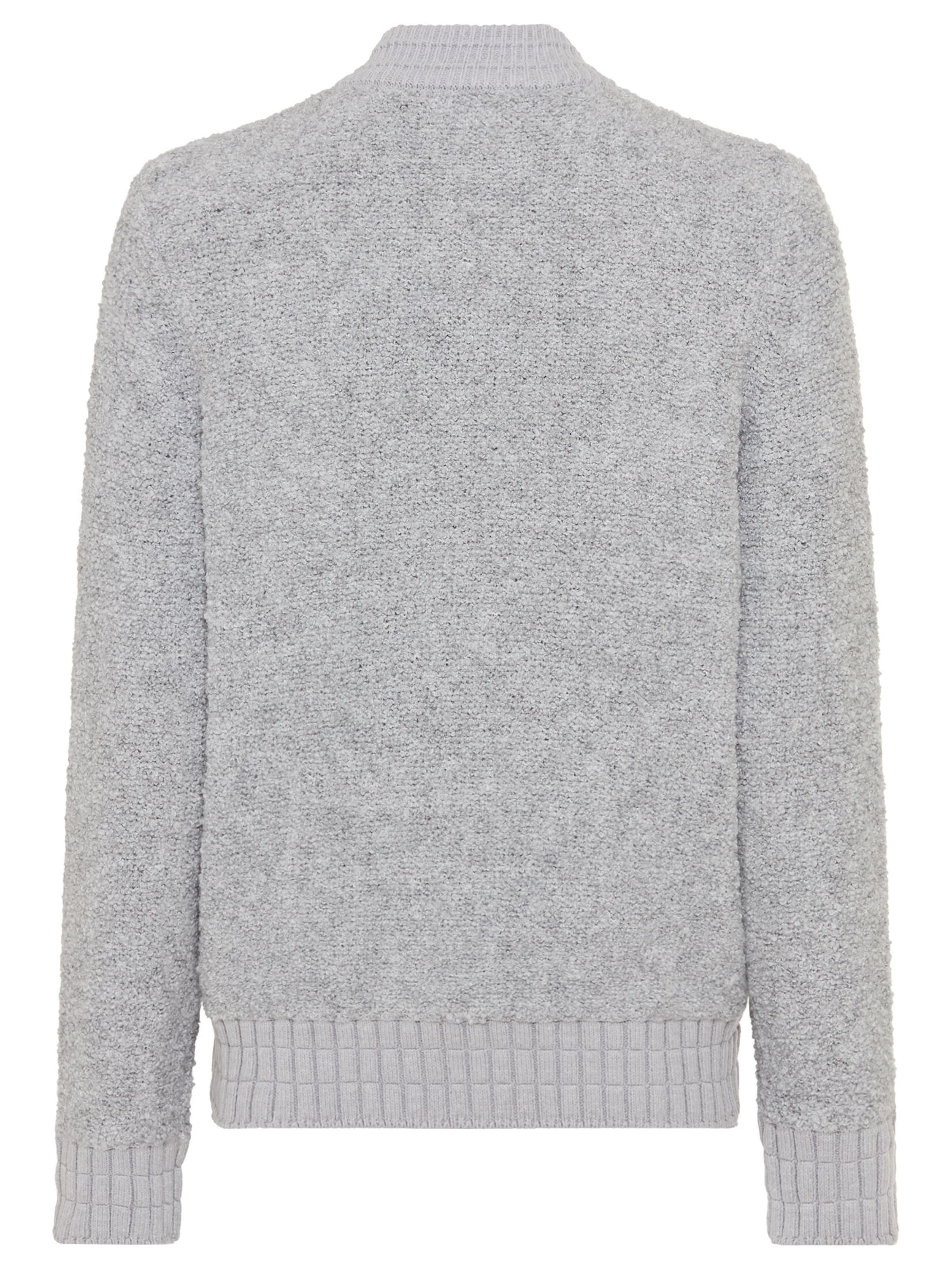 Olsen Gebreid vest in Grijs