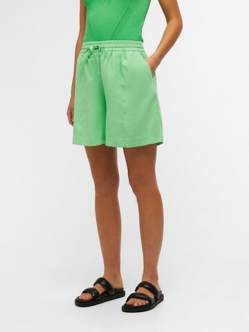 Regular Pantalon 'SUMMER' OBJECT en vert : devant