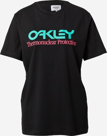 T-shirt fonctionnel 'FIERY' OAKLEY en noir : devant
