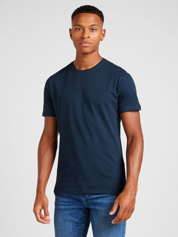 Maglietta di KnowledgeCotton Apparel in blu: frontale