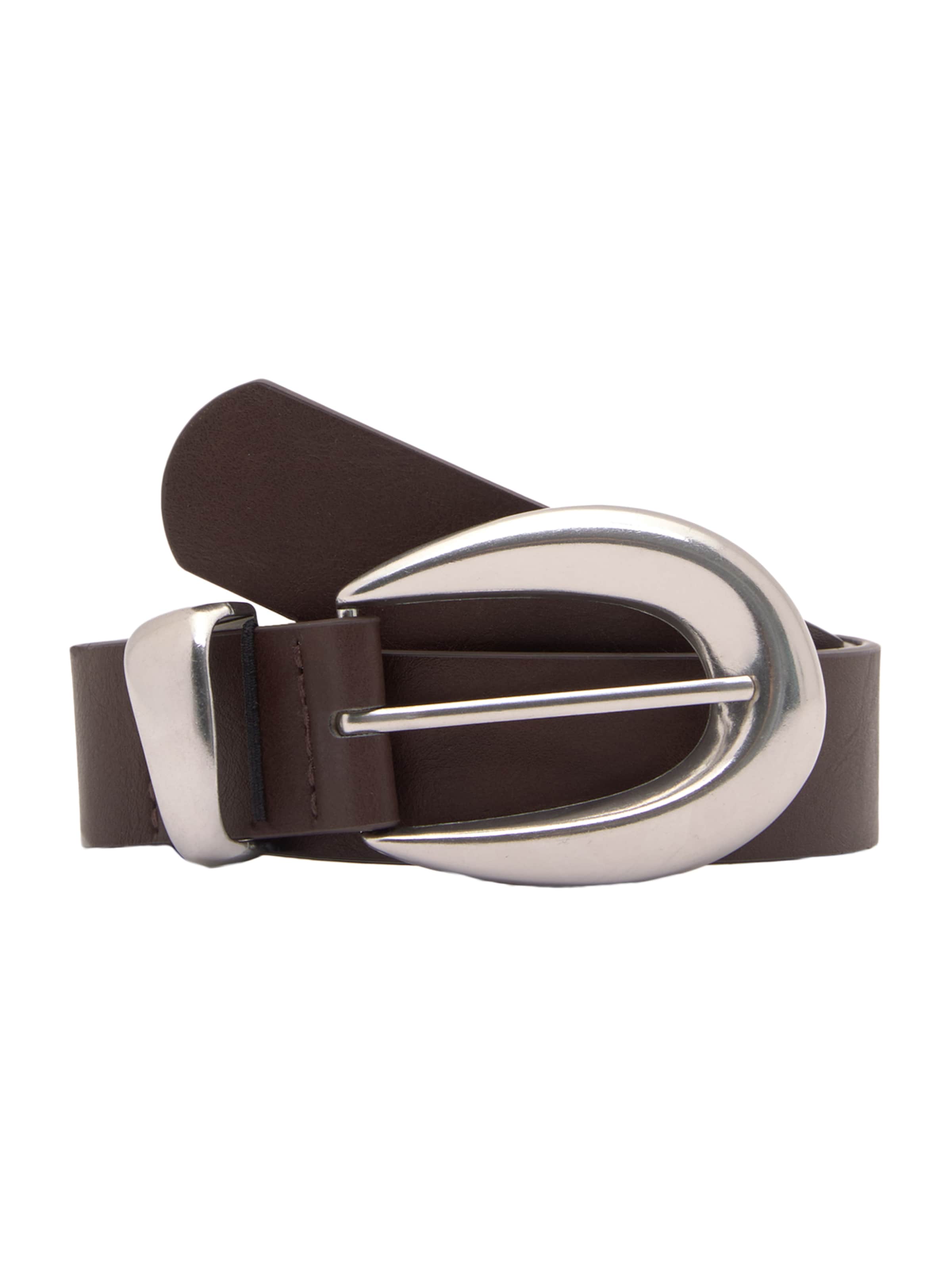 Pull&Bear Pasek w kolorze brązowy: przód