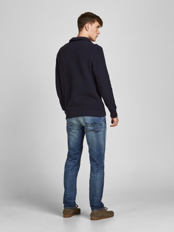 JACK & JONES - Slimfit Calças de ganga 'Mike Davis' em azul