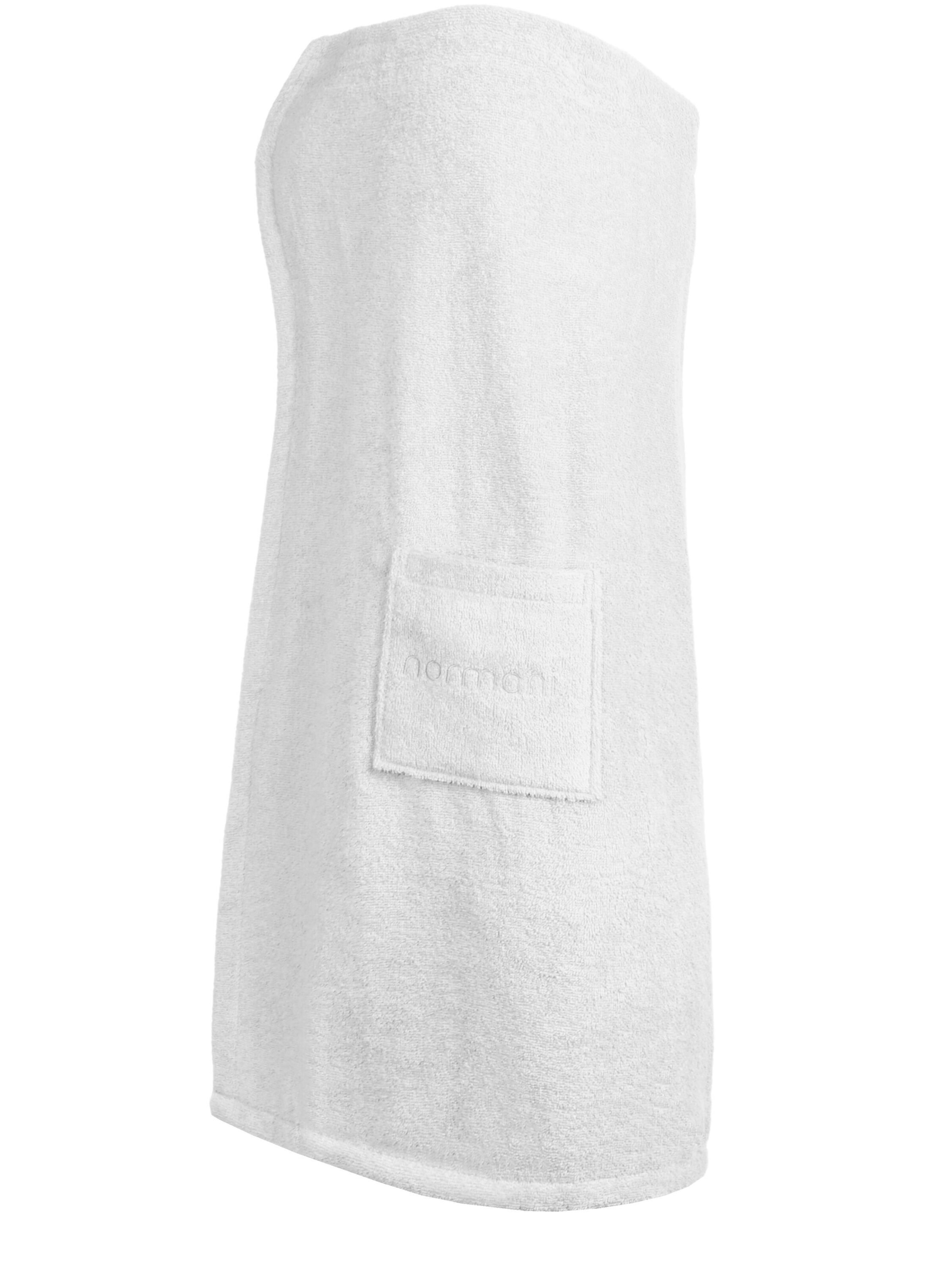 normani Short Bathrobe 'Mardin' in White