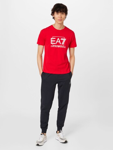 EA7 Emporio Armani T-shirt i röd