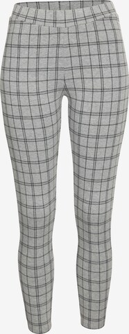 LASCANA Skinny Leggings in Grey: front