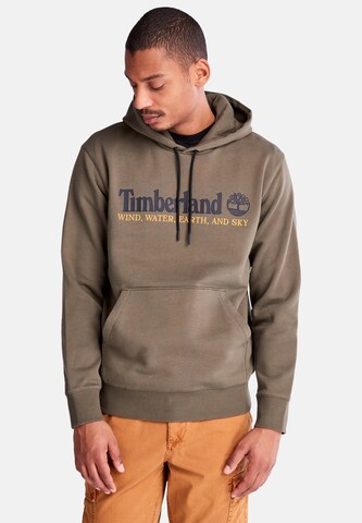 TIMBERLAND Mikina – hnědá: přední strana