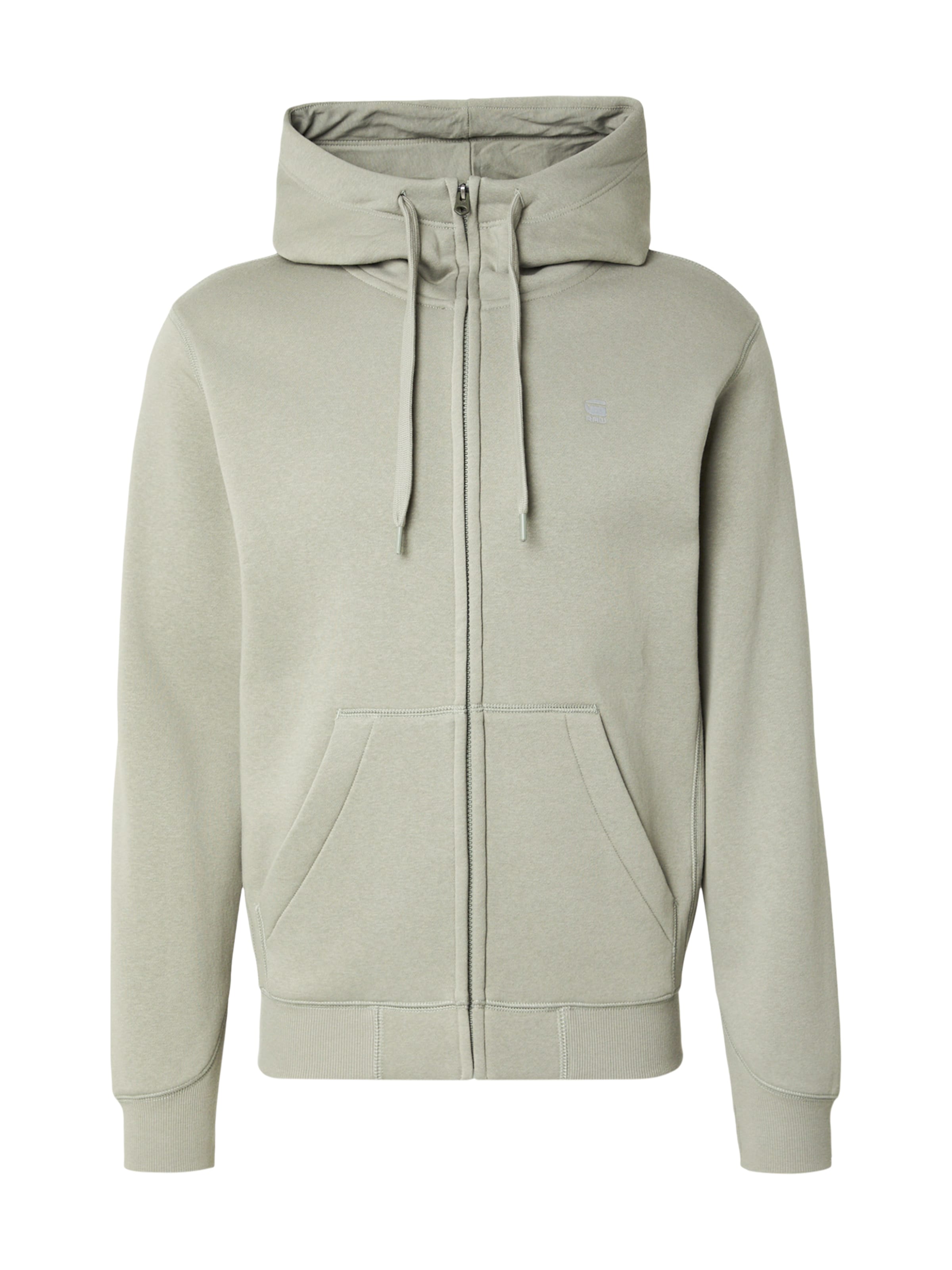 G-STAR Sweatjacke 'Premium Core' in Grün: Vorderseite