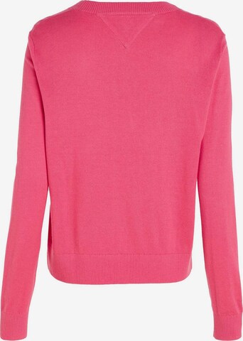 Pull-over ' Essential Crew' Tommy Jeans en rose