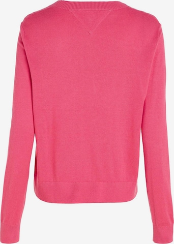Tommy Jeans Pullover ' Essential Crew' in Pink