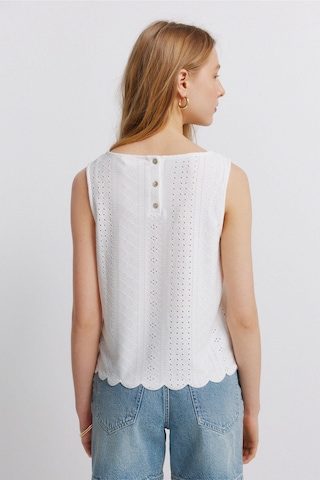 Springfield Bluse in Weiß