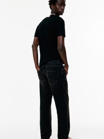 Pull&Bear Loosefit Farmer - fekete