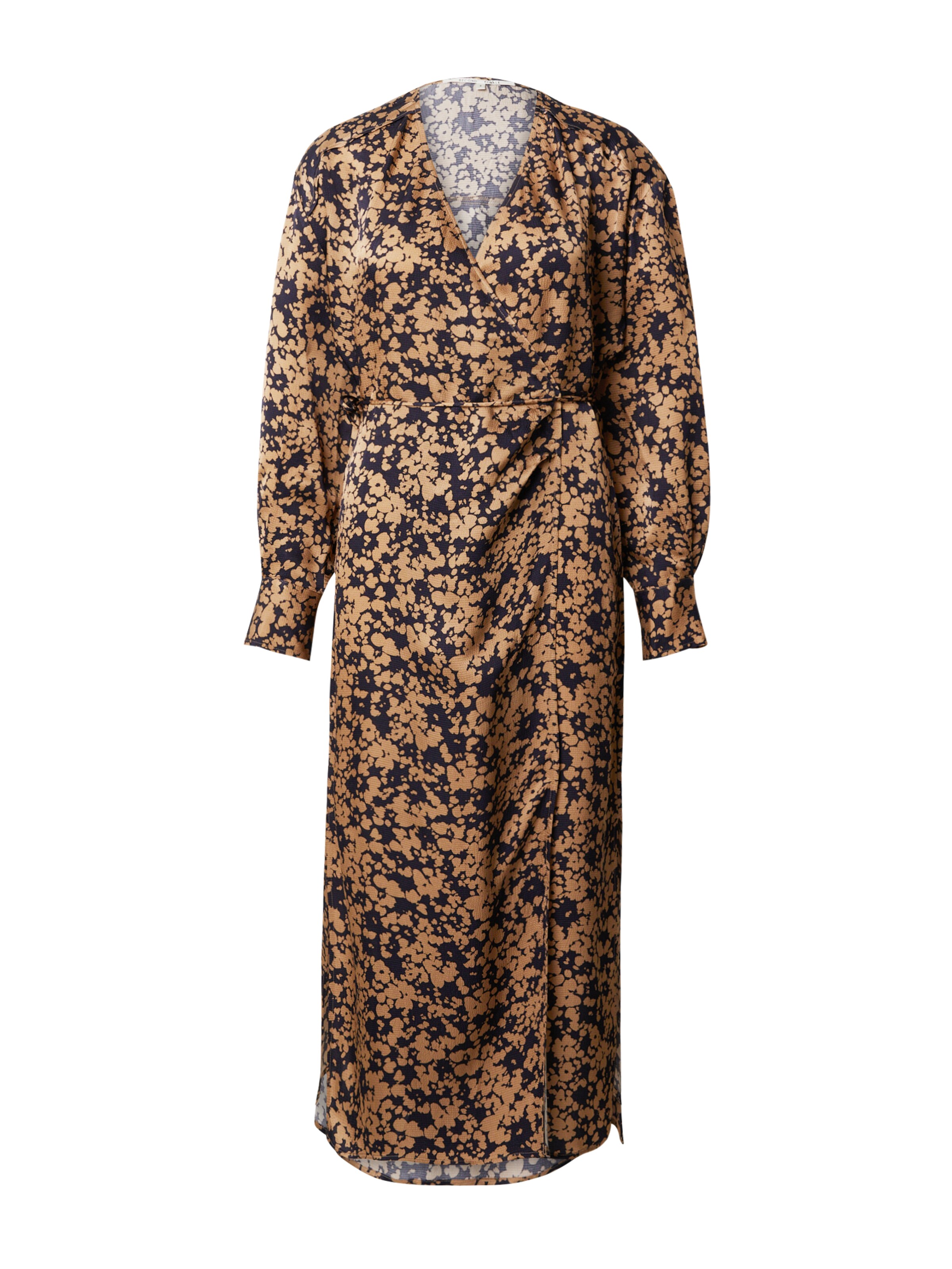 SECOND FEMALE Kleit 'Vincent', värv pruun: eest vaates