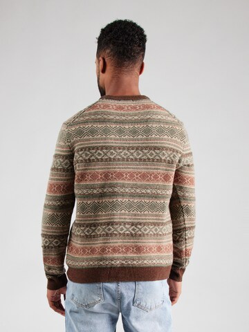 Hackett London Πουλόβερ 'FAIRISLE' σε πράσινο