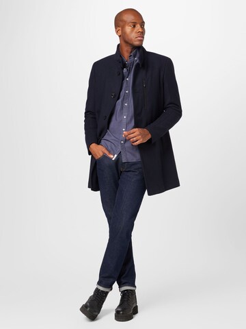 s.Oliver Between-Seasons Coat in Blue