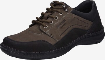 JOSEF SEIBEL Athletic Lace-Up Shoes in Brown: front