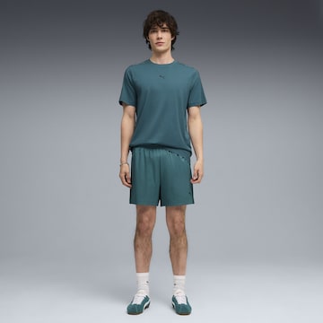 PUMA Regular Sportbroek in Groen: voorkant