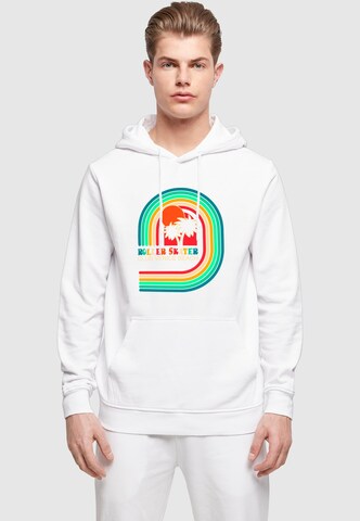 MT Men Sweatshirt 'Roller Skater' in Weiß: Vorderseite