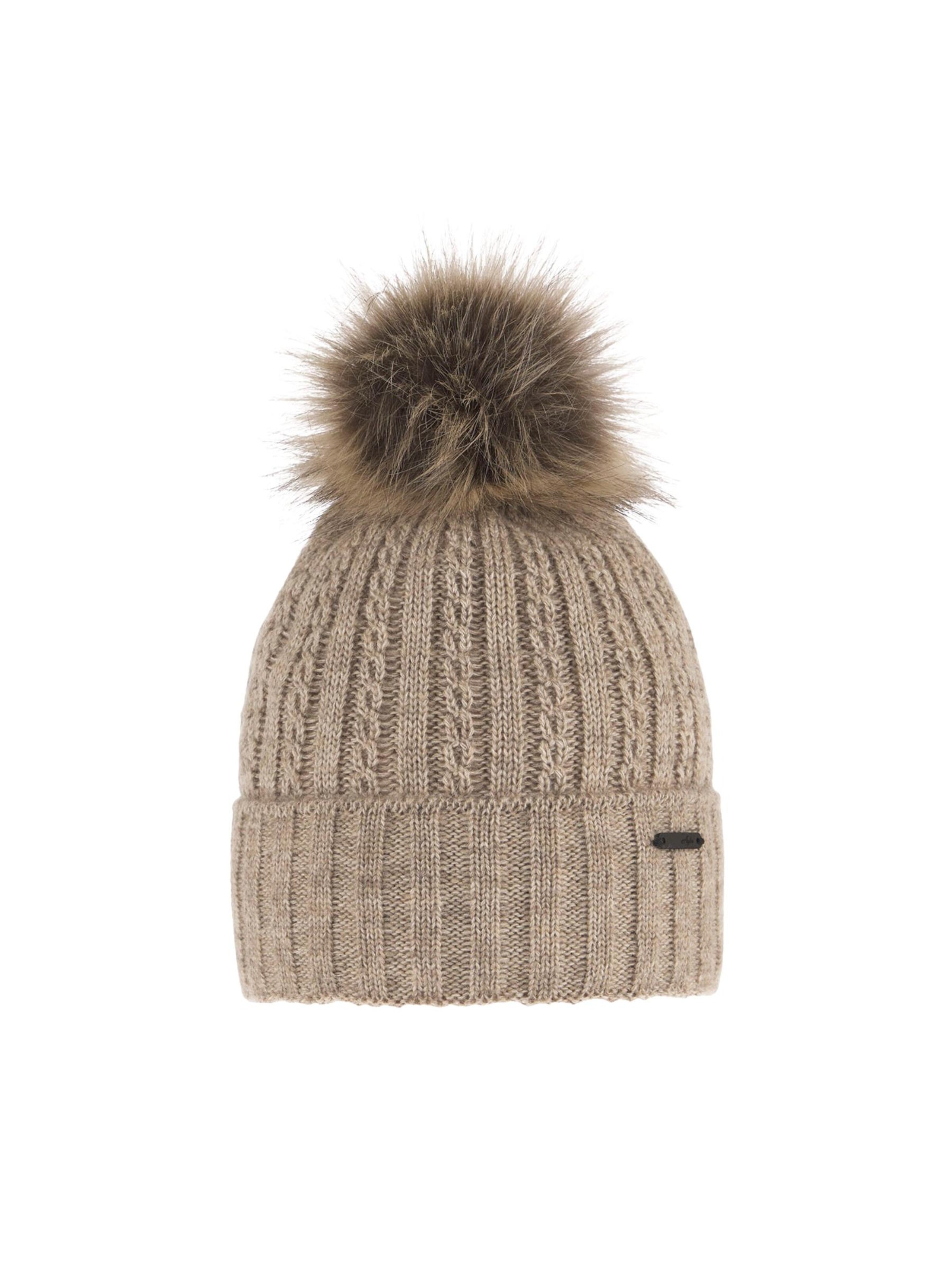 Bonnet 'Karizma' Maxte en beige : devant