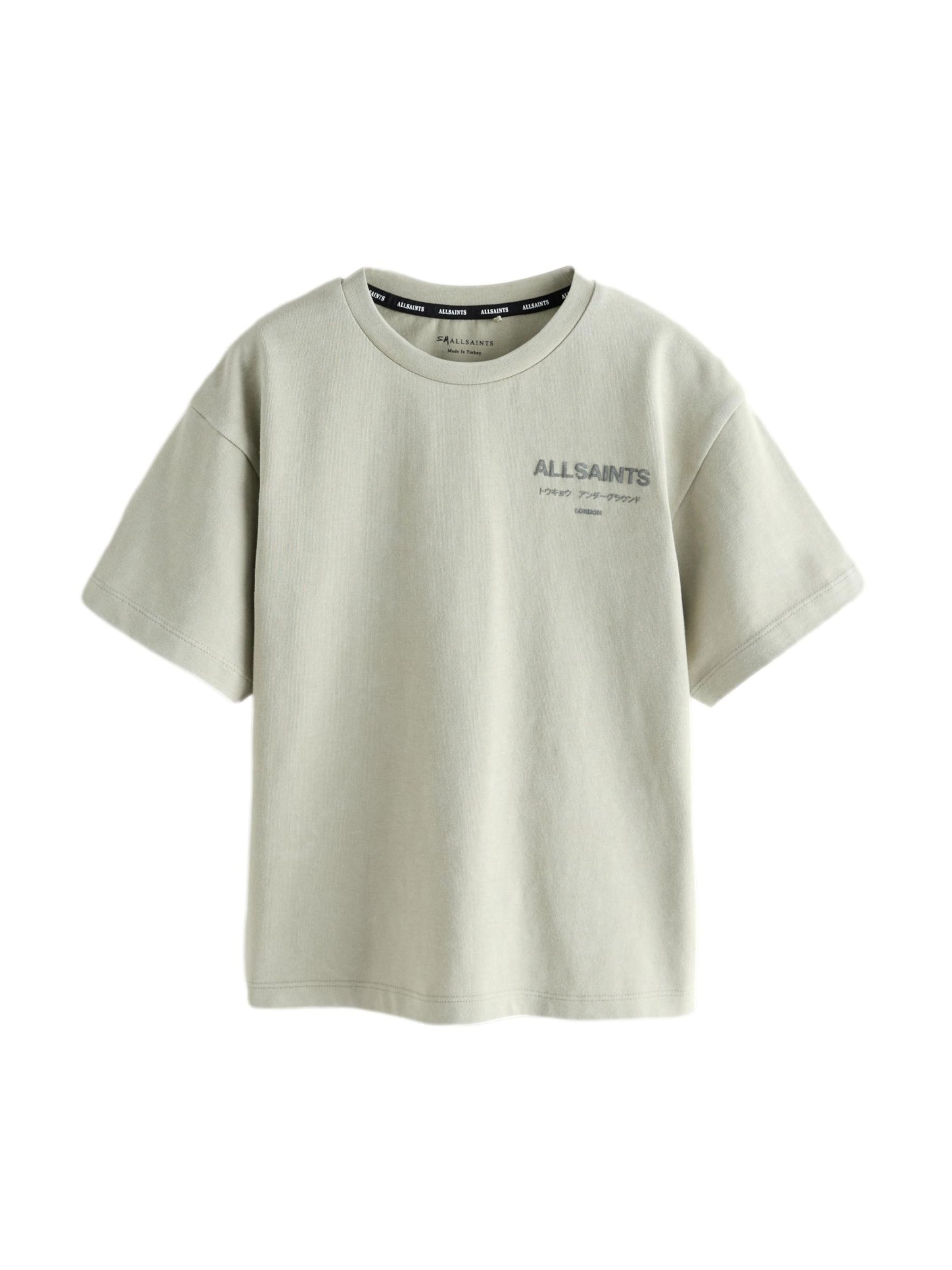 smALLSAINTS Shirt 'Underground' in Grijs: voorkant