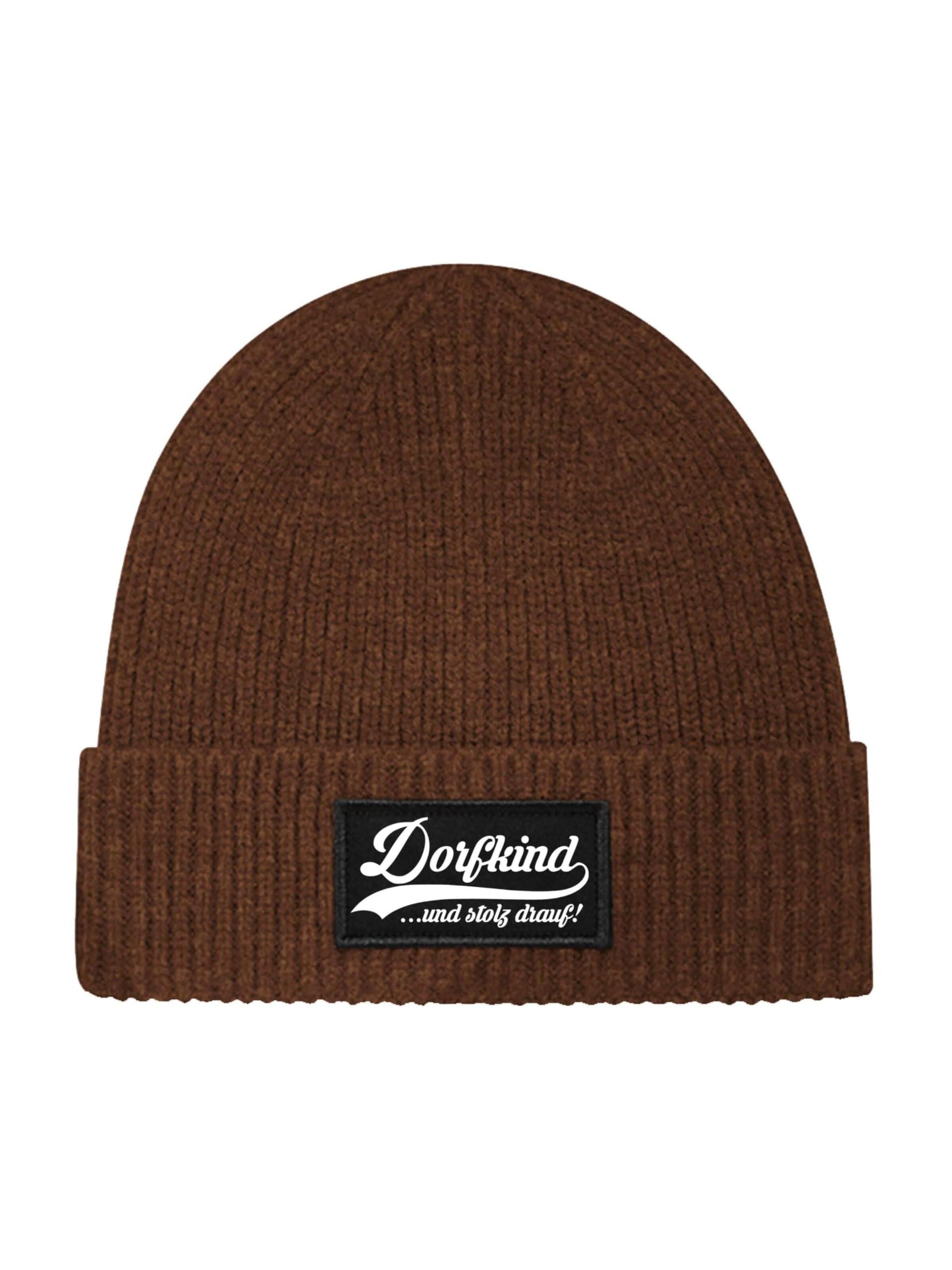 Youth Designz Beanie in Brown: front