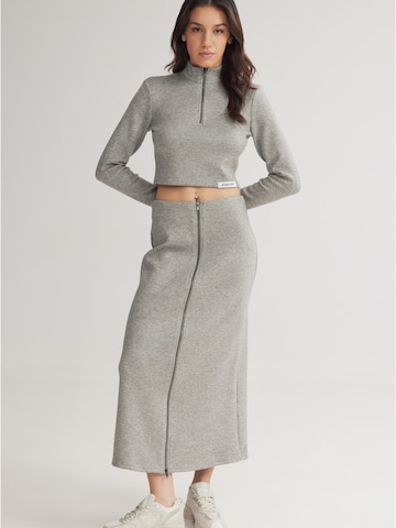 4TAILORS Hame 'Cheeky' värissä harmaa