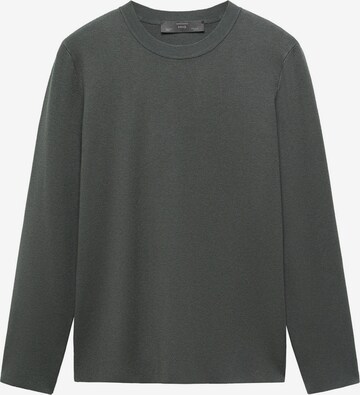 MANGO MAN Sweater 'LUXUS' in Green: front