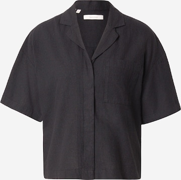 Chemisier 'SLFFIELLA' SELECTED FEMME en noir : devant