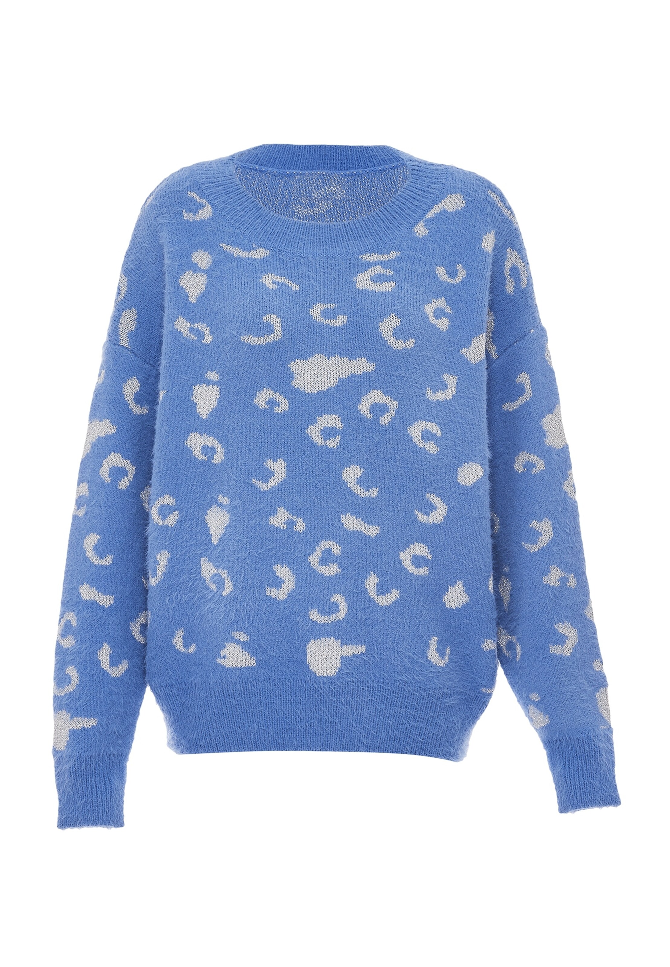 mėlyna ebeeza Megztinis: priekis