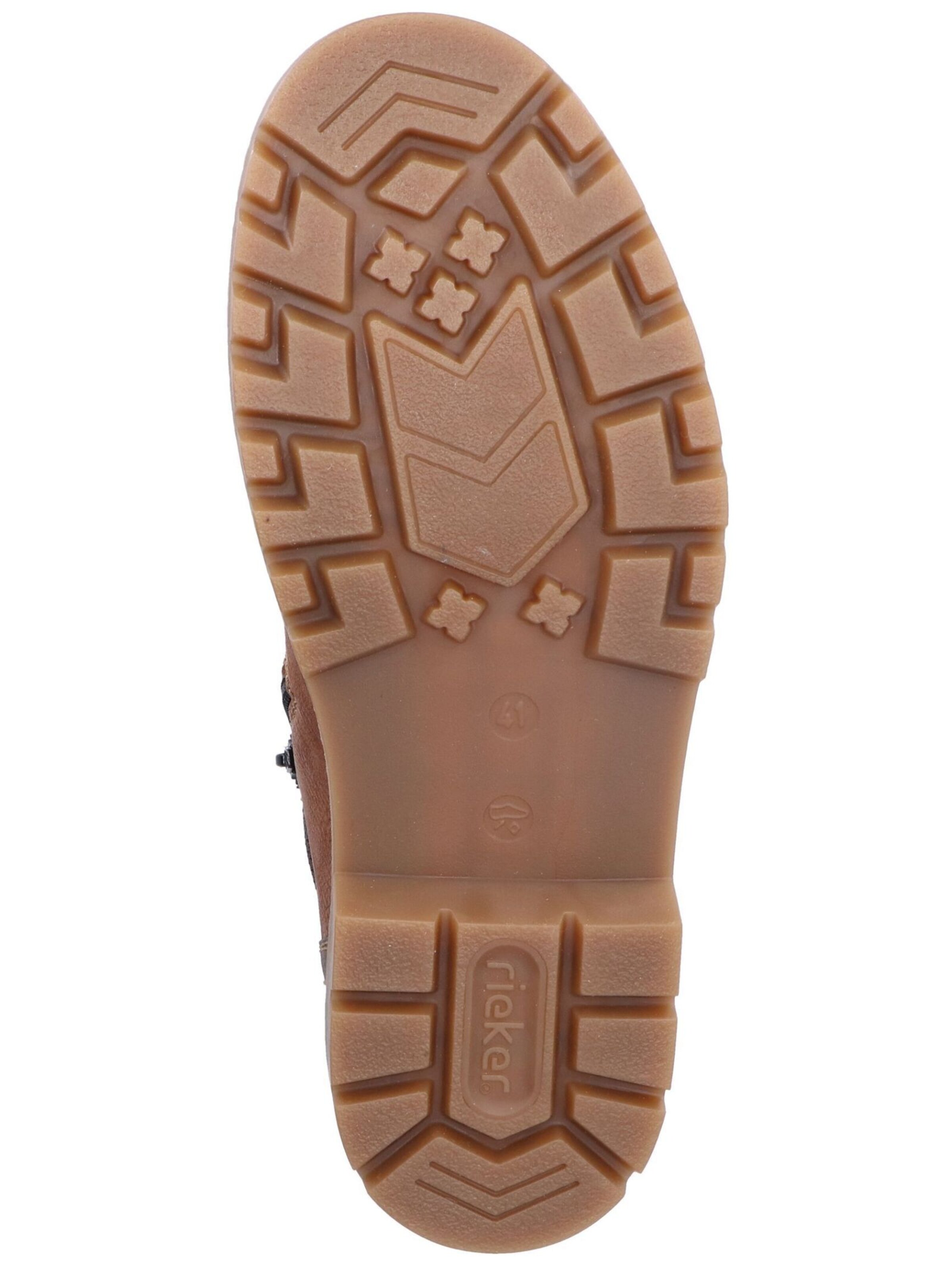 Bottes à lacets Rieker en marron