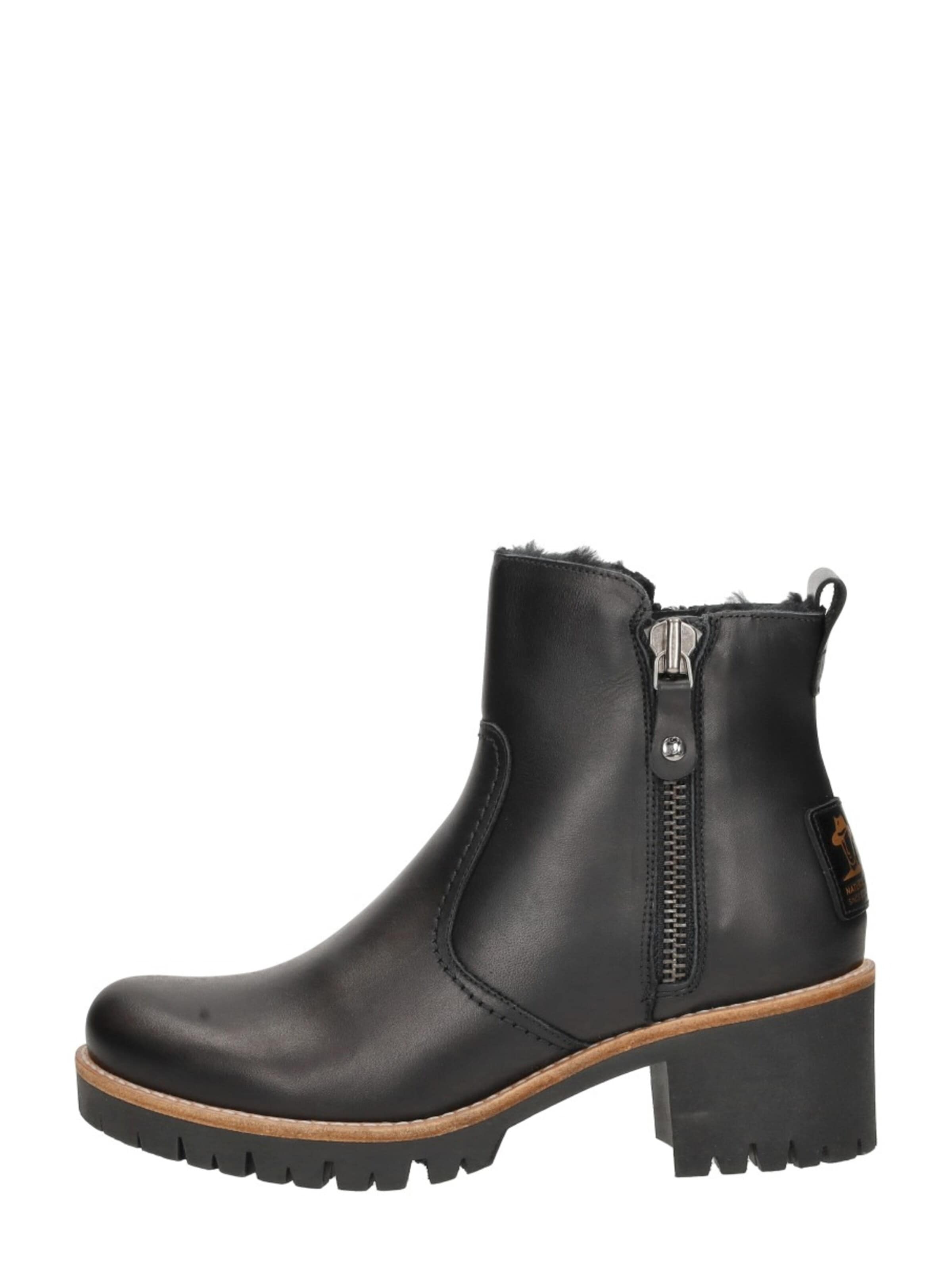 PANAMA JACK Boots 'Pauline Trav' in Black: front