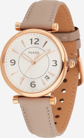 FOSSIL Analogové hodinky – pink: přední strana