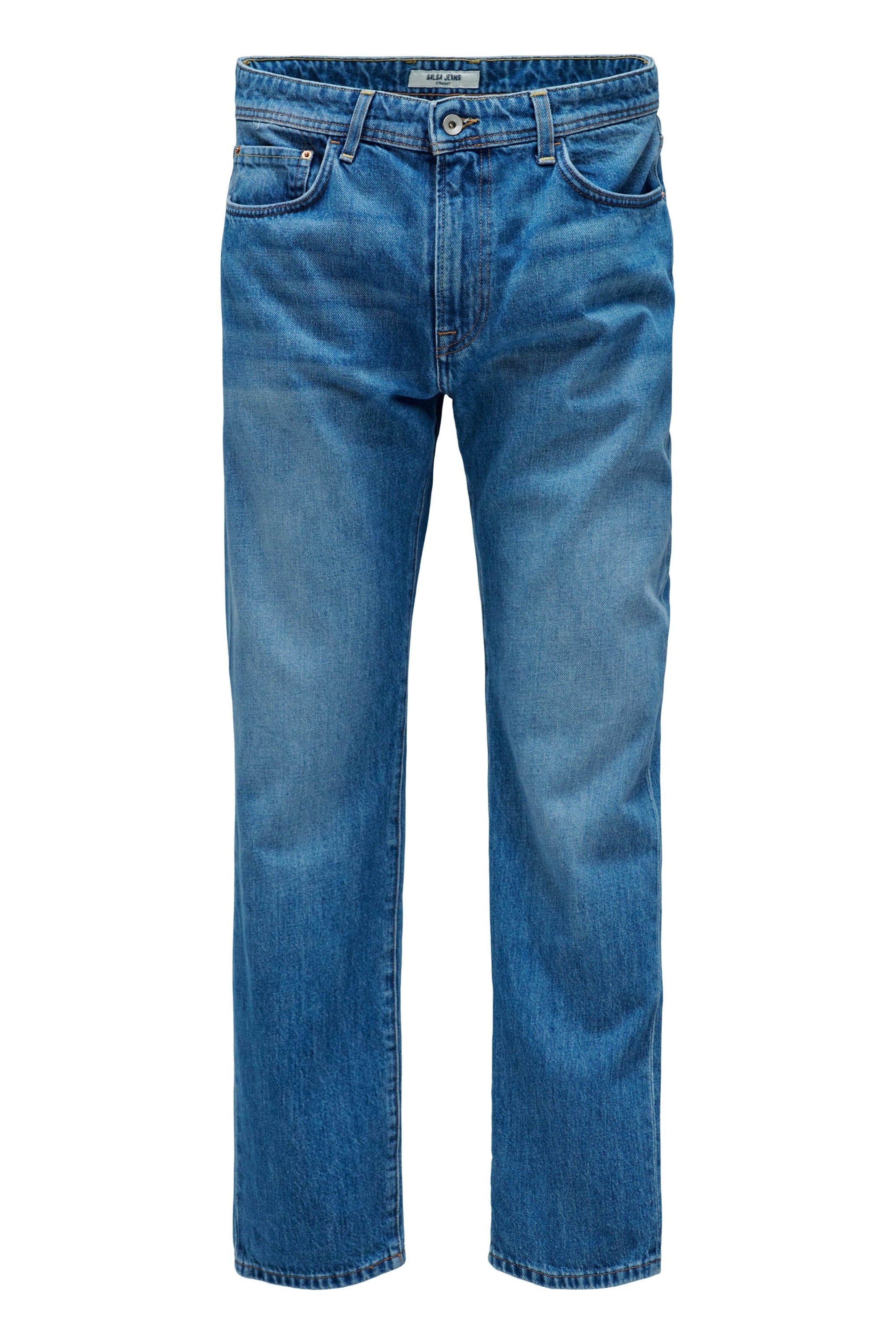 Salsa Jeans Regular Jeans in Blauw: voorkant