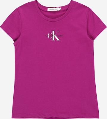 Calvin Klein Jeans - Camisola em roxo: frente