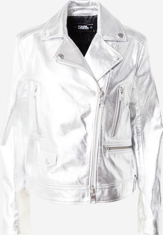 Karl Lagerfeld Kurtka przejściowa w kolorze srebrny: przód