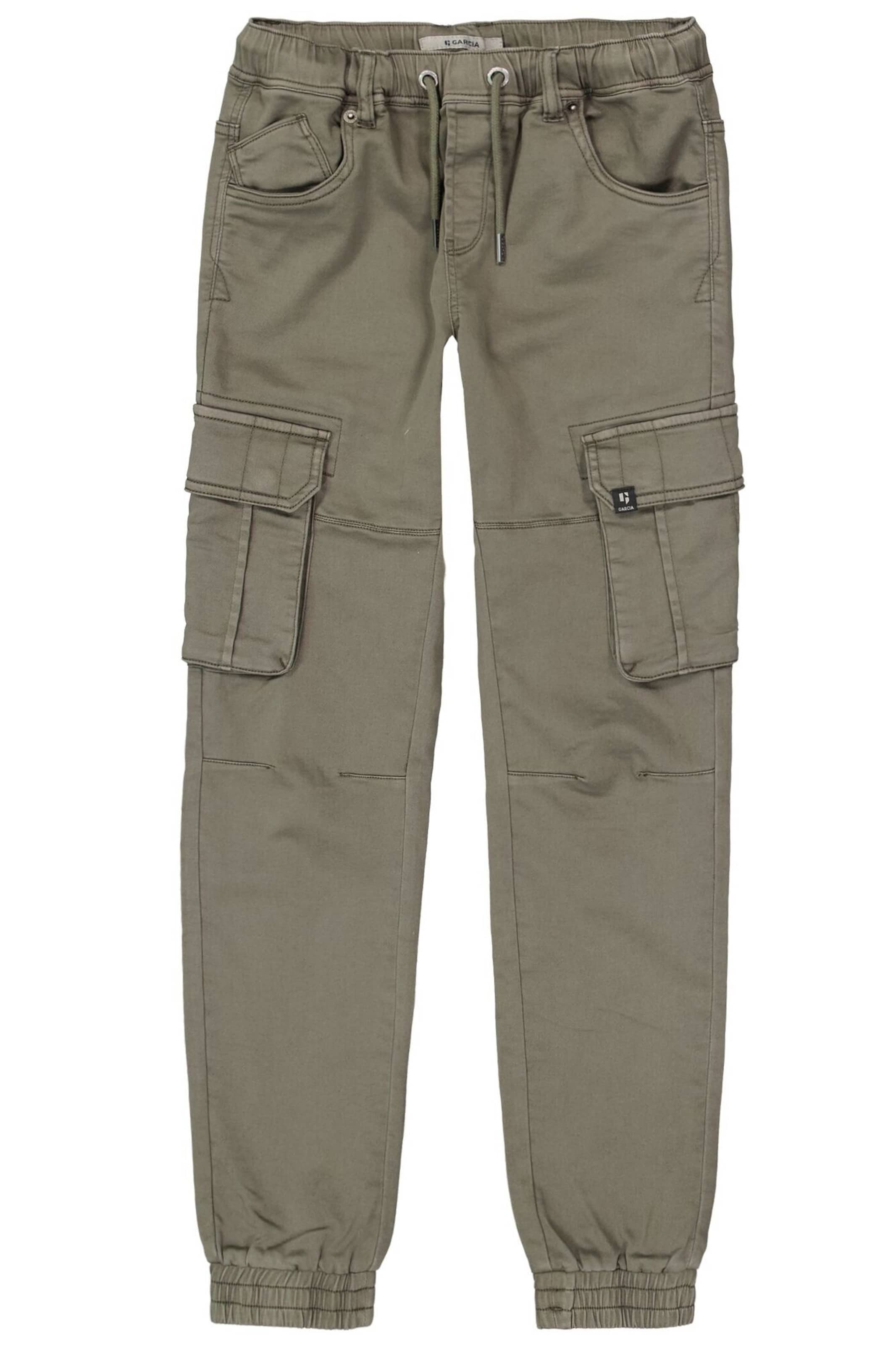 GARCIA Tapered Pants in Green: front