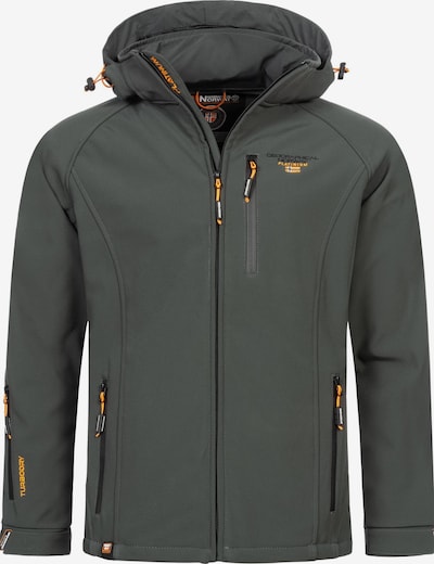GEOGRAPHICAL NORWAY Übergangsjacke 'Herren Herbst Winter Jacke Softshell Jacke Outdoor Regen Übergangs' in 4XL in dunkelgrau, Produktansicht