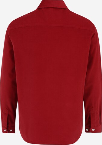 Rotholz Regular fit Риза 'Corduroy' в червено