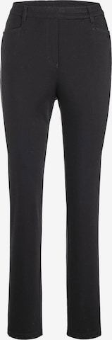 Pantalon 'Louisa' Goldner en noir : devant