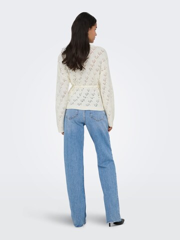 ONLY Knit cardigan 'Elke' in White