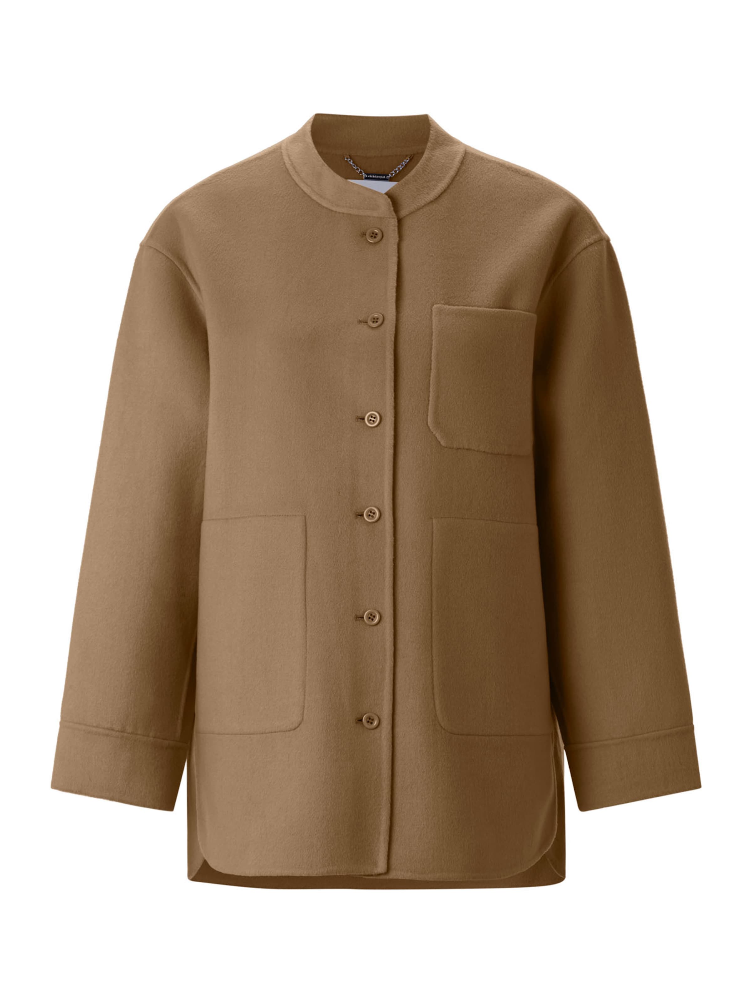 Rich & Royal Between-Season Jacket in Brown: front