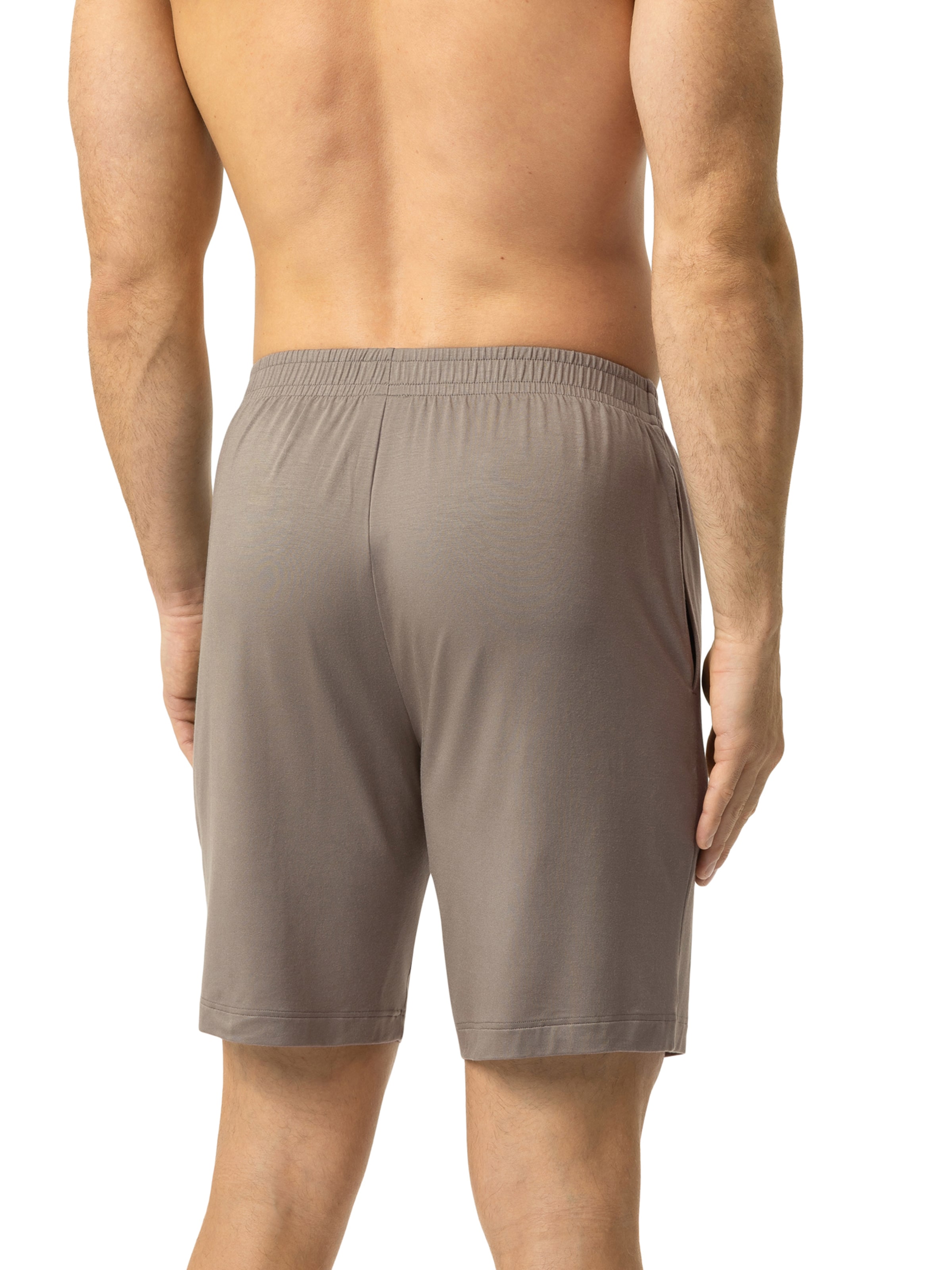 Mey Pyjamashorts 'Jefferson' in Braun