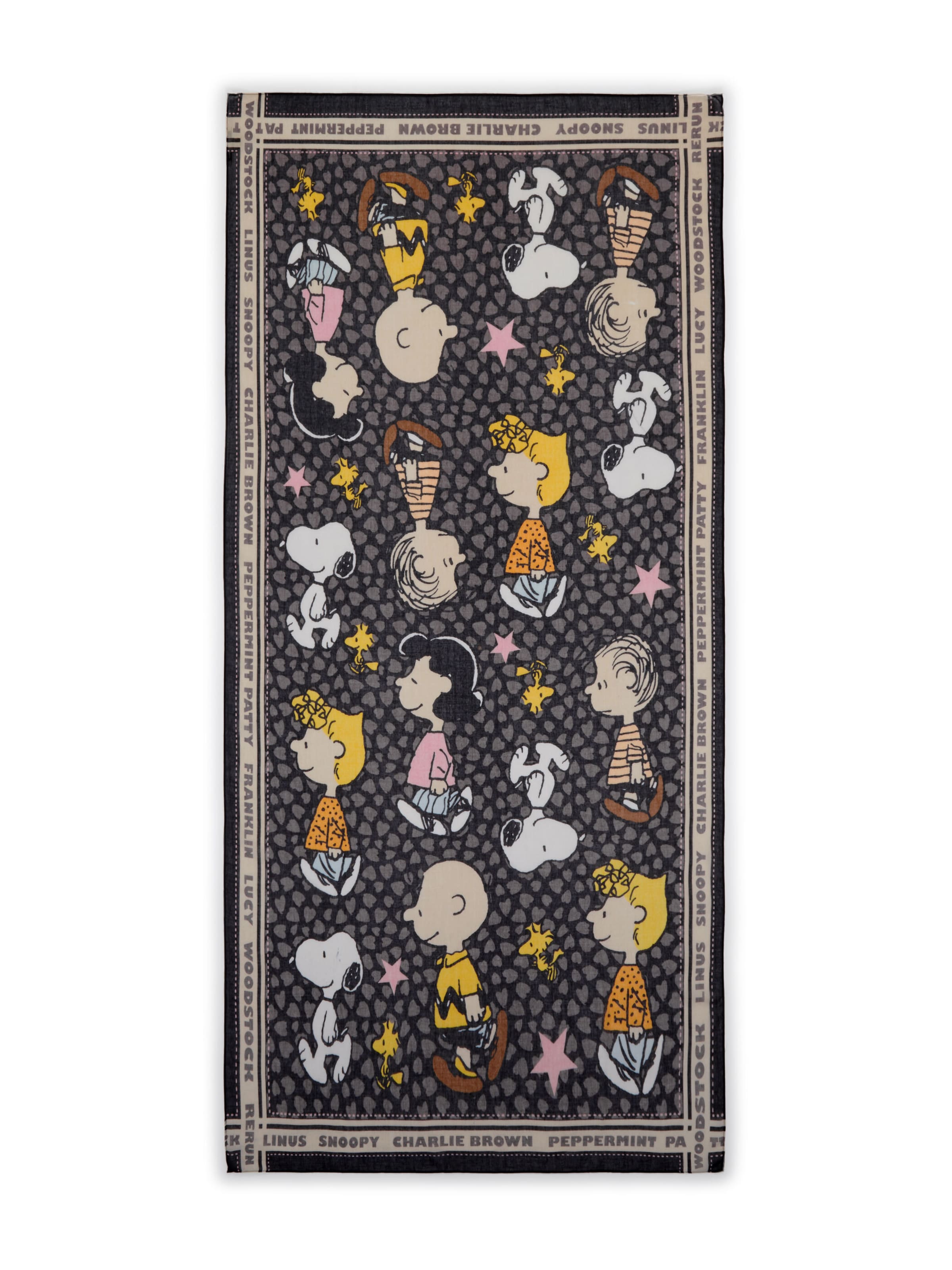 CODELLO Sjaal 'Peanuts' in Zwart