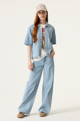 GARCIA Wide Leg Jeans in Blau: Vorderseite